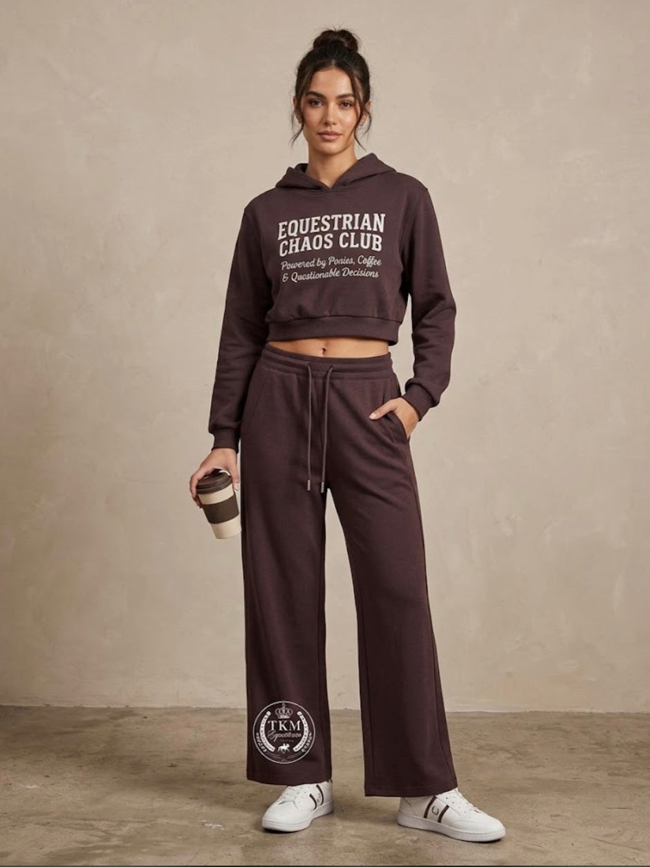 Essential Drawstring Straight-Leg Sweatpants